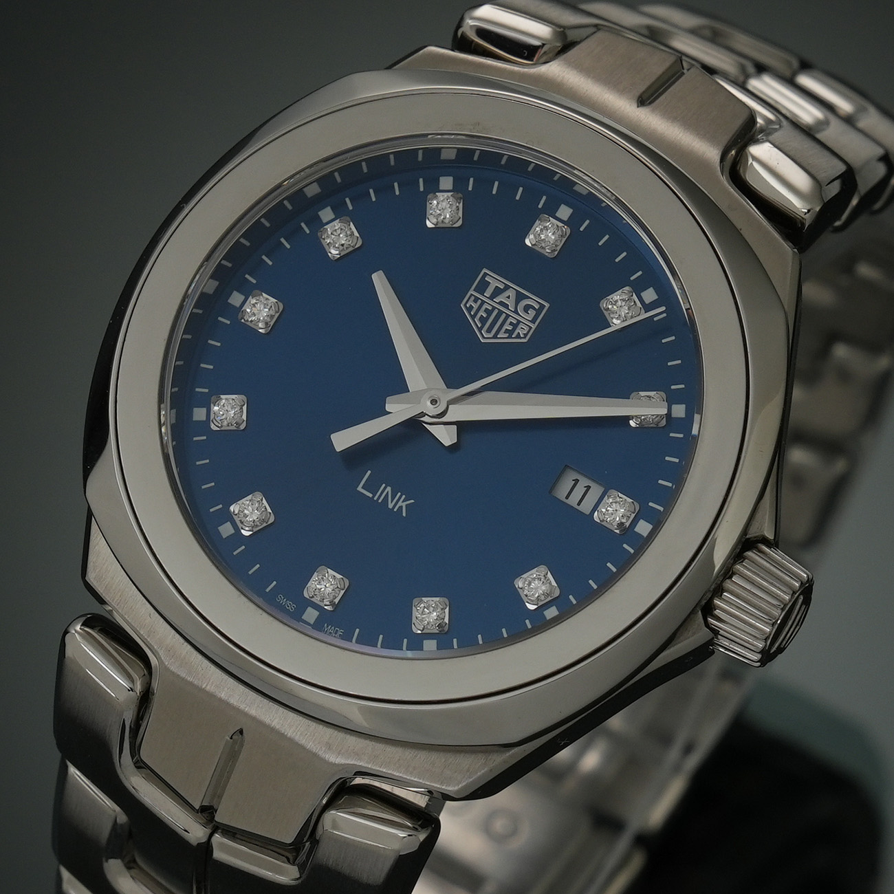 TAG Heuer(USED)태그호이어 링크 12P 다이아 레이디워치 WBC1318